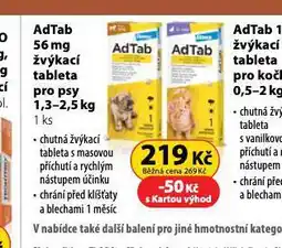 Dr. Max Adtab žvýkací tableta pro psy 1,3 - 2,5 kg nabídka