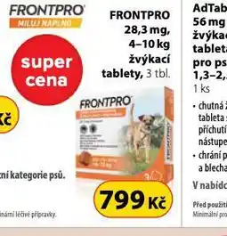 Dr. Max Frontpro 4-10 kg žvýkací tablety nabídka