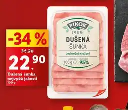 Lidl Dušená šunka nejvyšší jakosti nabídka