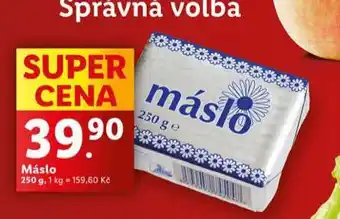 Lidl Máslo nabídka