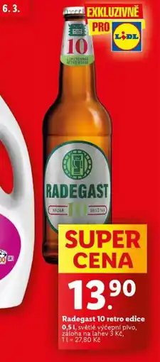 Lidl Radegast 10 retro edice nabídka