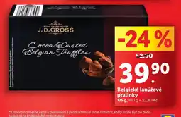 Lidl Belgické lanýžové pralinky nabídka