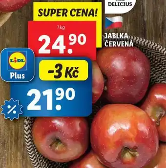 Lidl Jablka červená nabídka