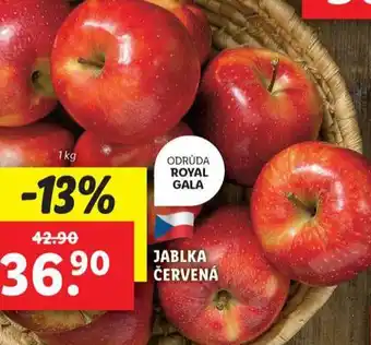 Lidl Jablka červená nabídka