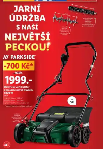 Lidl Elektrický vertikulátor a provzdušňovač trávníku nabídka