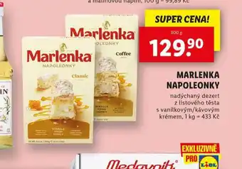 Lidl Marlenka napoleonky nabídka