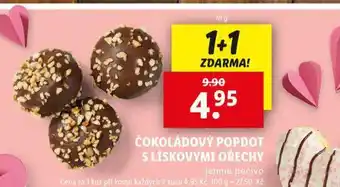 Lidl Čokoládový popdot s lískovými ořechy nabídka