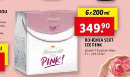 Lidl Bohemia sekt ice pink nabídka