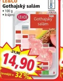 Norma LE&CO Gothajský salám nabídka