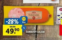 Lidl Šunkový salám nabídka