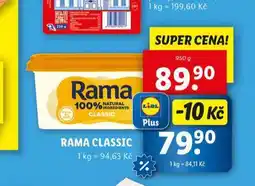 Lidl Rama classic nabídka