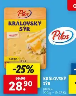 Lidl Královský sýr nabídka