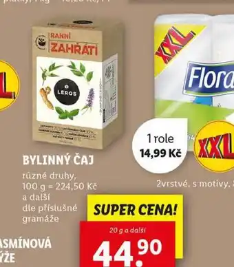 Lidl Bylinný čaj nabídka