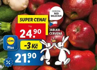 Lidl Jablka červená nabídka