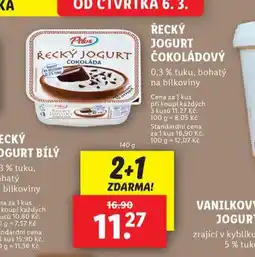 Lidl Řecký jogurt čokoládový nabídka