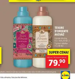 Lidl Tesori d´oriente aviváž nabídka