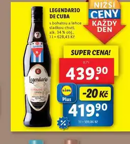 Lidl Legendario de cuba nabídka