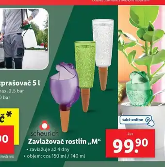 Lidl Zavlažovač rostlin m nabídka