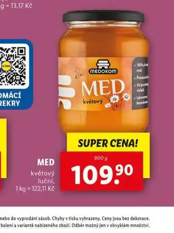 Lidl Med květový, luční nabídka