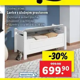 Lidl Lavice s úložným prostorem nabídka