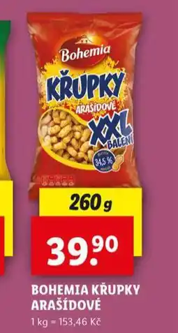 Lidl Bohemia křupky arašídové nabídka