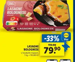 Lidl Lasagne bolognese nabídka