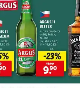 Lidl Pivo argus 11 bitter nabídka