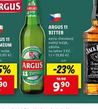 Lidl Pivo argus 11 bitter nabídka