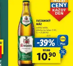 Lidl Pivo svijanský máz nabídka