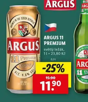 Lidl Pivo argus 11 premium nabídka