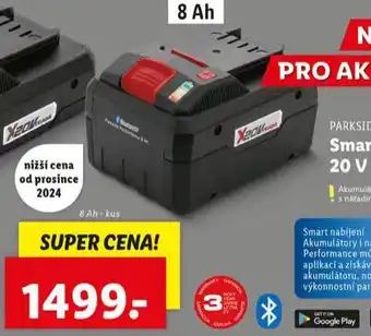 Lidl Smart akumulátor 8 ah nabídka