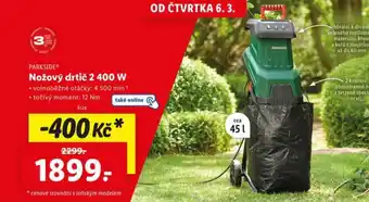 Lidl Nožový drtič 2400 w nabídka