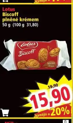 Norma Lotus Biscoff plněné krémem nabídka