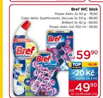 TOP drogerie Bref WC blok Power nabídka