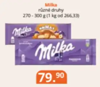 Potraviny CZ Milka různé druhy nabídka