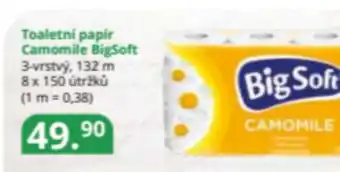 Potraviny CZ Toaletní papír Camomile BigSoft nabídka