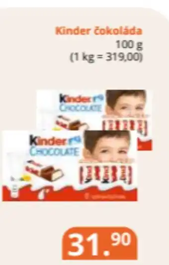 Potraviny CZ Kinder čokoláda nabídka