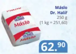 Potraviny CZ Máslo Dr. Halíř nabídka