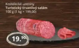 Potraviny CZ Kostelecké uzeniny Turistický trvanlivý salám nabídka