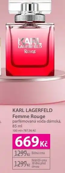 Hebe KARL LAGERFELD Femme Rouge nabídka