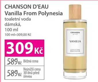 Hebe CHANSON D'EAU Vanilla From Polynesia nabídka