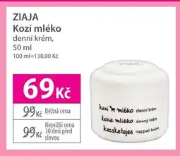 Hebe ZIAJA Kozí mléko denní krém nabídka