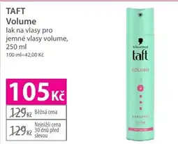 Hebe TAFT Volume nabídka