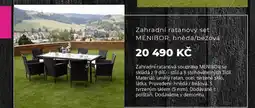 Kondela Zahradní ratanový set MENIBOR, hnědá/béžová nabídka