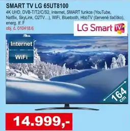 Elektro Spáčil SMART TV LG 65UT8100 nabídka