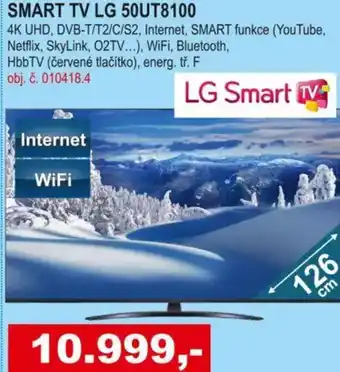 Elektro Spáčil SMART TV LG 50UT8100 nabídka