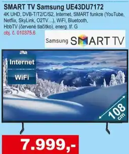 Elektro Spáčil SMART TV Samsung UE43DU7172 nabídka