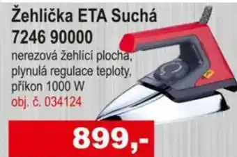 Elektro Spáčil Žehlička ETA Suchá 7246 90000 nabídka