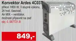 Elektro Spáčil Konvektor Ardes 4C03T nabídka