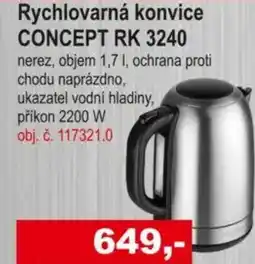 Elektro Spáčil Rychlovarná konvice CONCEPT RK 3240 nabídka